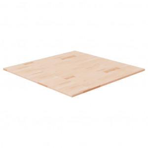 Tablero de mesa cuadrada madera de roble sin tratar 80x80x1.5cm D