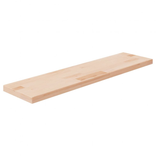 Tabla de estantería madera maciza roble sin tratar 80x20x2.5 cm D