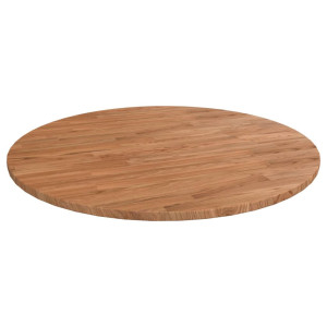 Tablero de mesa redonda madera de roble marrón claro Ø70x1.5 cm D