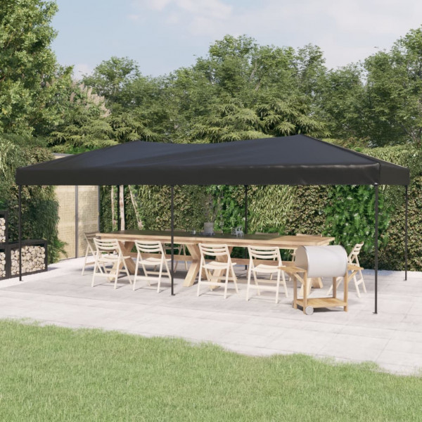 Carpa para fiestas plegable gris antracita 3x6 m D