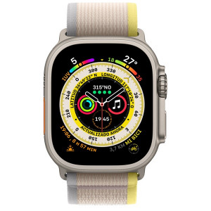 Apple Watch Ultra GPS + cellular 49mm titanio S/M trail loop beige/amarillo D