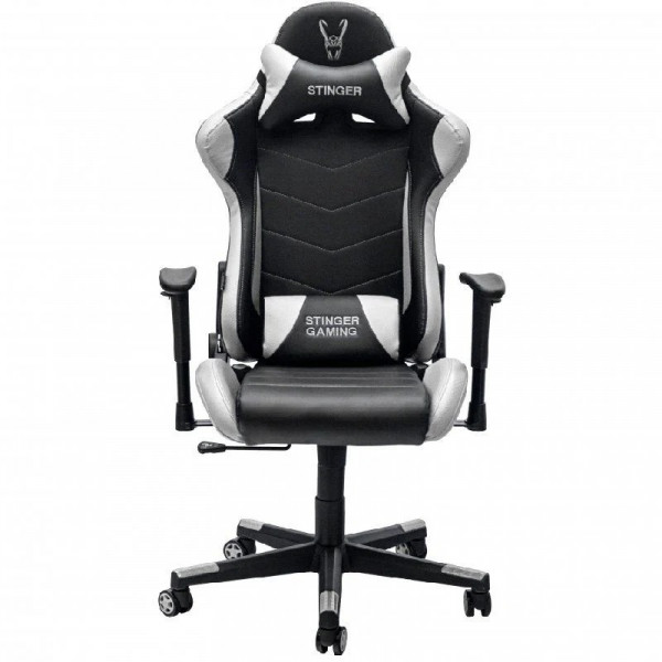 Silla gaming woxter stinger station blanca y negra Sillas Gaming