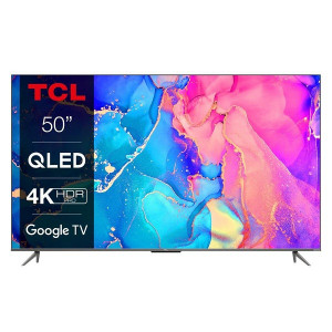 Smart TV TCL 50" QLED UHD 4K 50C631 negro D