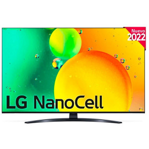Smart TV LG 75" NanoCell 4K 75NANO766QA negro D