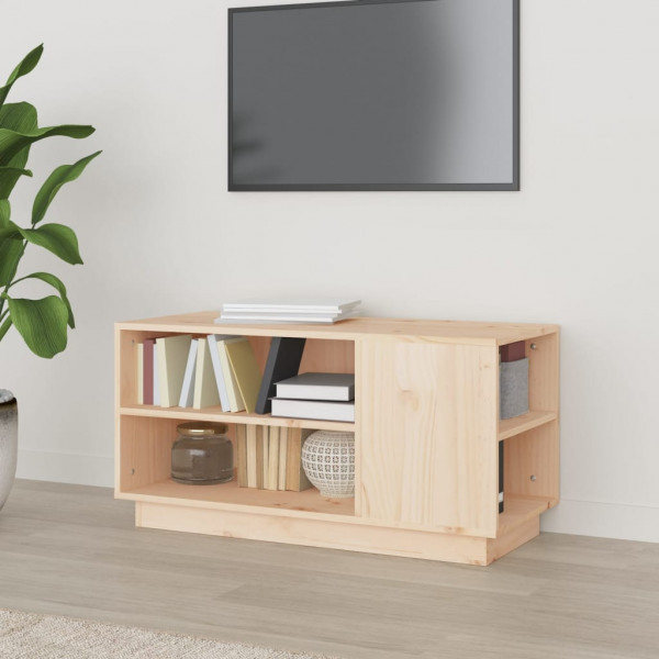 Móvel TV em madeira maciça de pinho 80x35x40,5 cm D