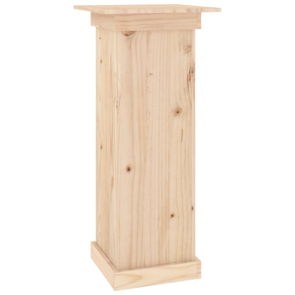 Soporte para plantas madera maciza de pino 40x40x90 cm D