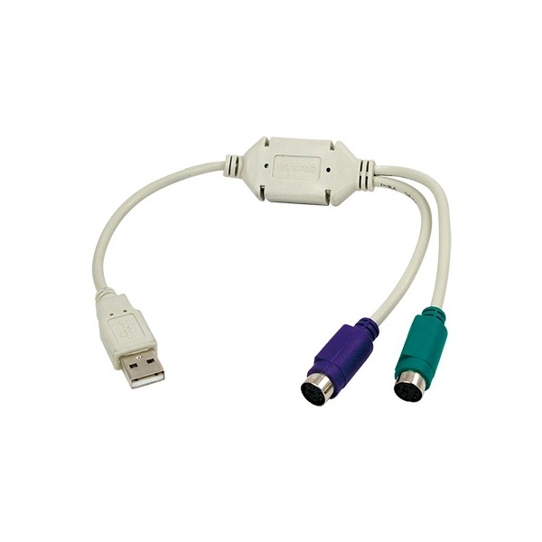 ADAPTADOR USB-M A 2X PS2-H LOGILINK AU0004A D