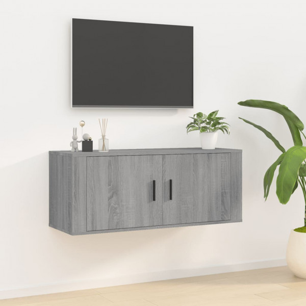 Móveis para TV de parede cinza Sonoma 100x34.5x40 cm D