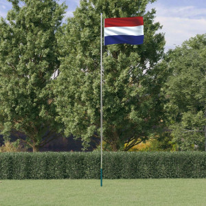 Mastro e bandeira dos Países Baixos alumínio 6,23 m D