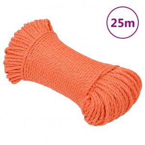 Cuerda de trabajo polipropileno naranja 3 mm 25 m D