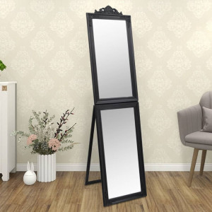 Espejo de pie negro 50x200 cm D