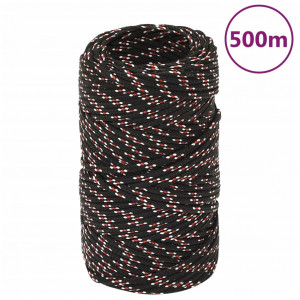 Cuerda de barco polipropileno negra 2 mm 500 m D