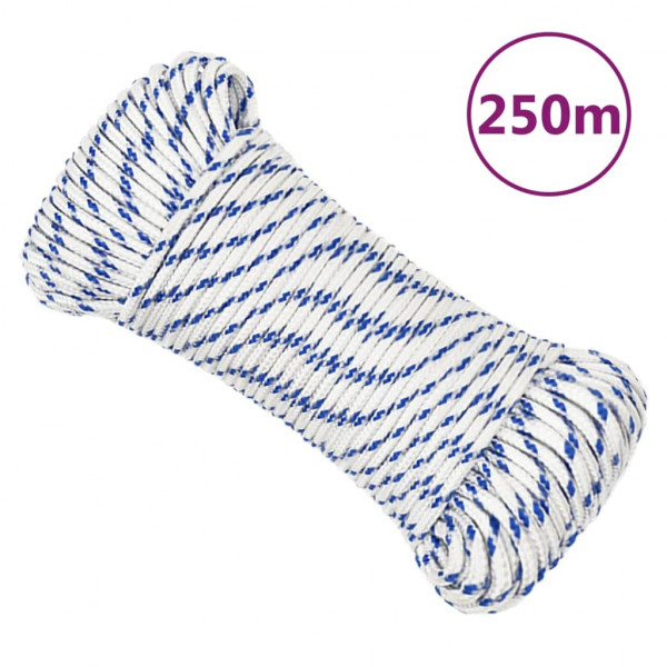 Cuerda de barco polipropileno blanco 5 mm 250 m D