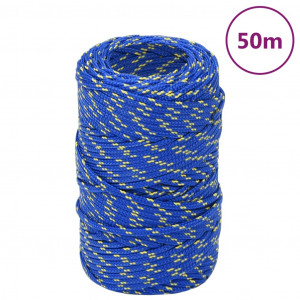 Cuerda de barco polipropileno azul 2 mm 50 m D