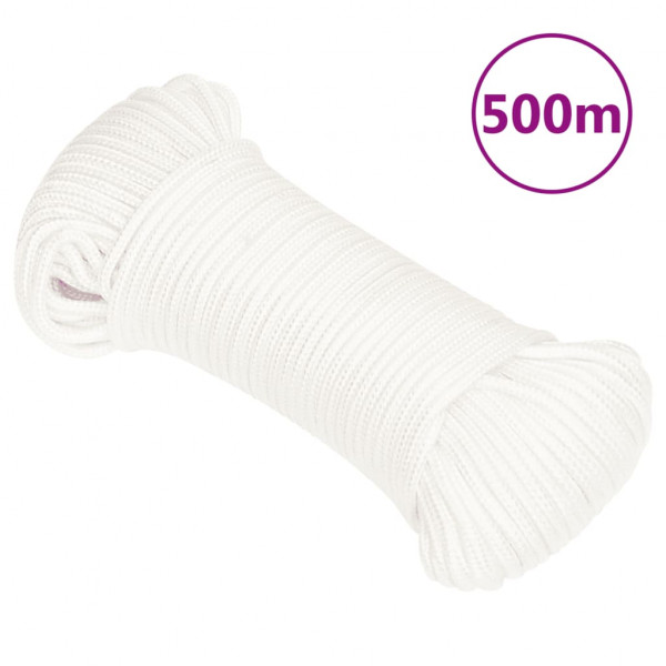 Cordas de barco de polipropileno branco intenso 4 mm 500 m D