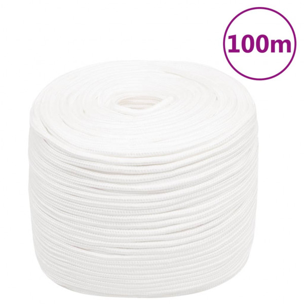 Cuerda de barco polipropileno blanco intenso 10 mm 100 m D