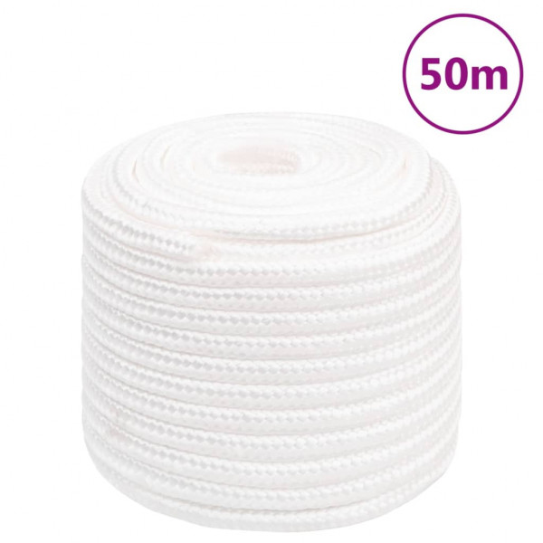 Cuerda de barco polipropileno blanco intenso 16 mm 50 m D