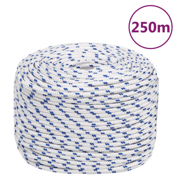 Cuerda de barco polipropileno blanco 6 mm 250 m D