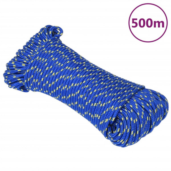 Cuerda elástica poliéster de 4mm hasta 12mm Color 22-Azul Grosor 4