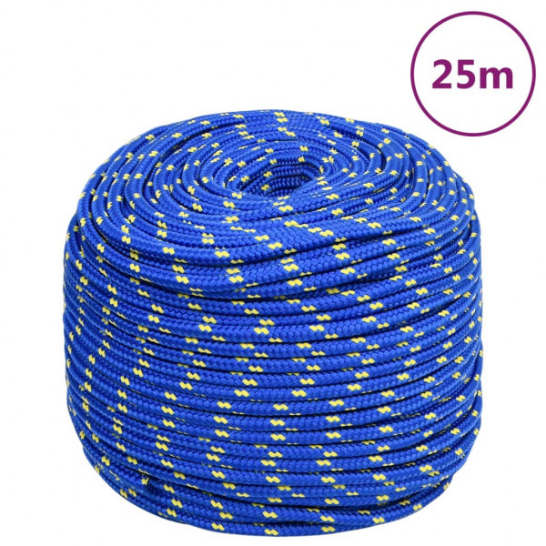 Cordas de barco de polipropileno azul 10 mm 25 m D