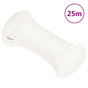 Corda de barco de polipropileno branco intenso de 3 mm 25 m D