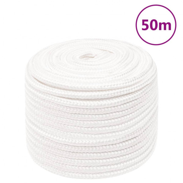 Cuerda de barco polipropileno blanco intenso 12 mm 50 m D