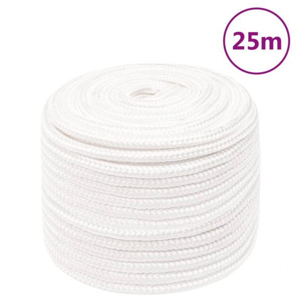 Cordas de barco de polipropileno branco intenso 14 mm 25 m D