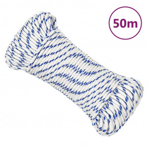 Corda para barco em polipropileno branco 5 mm 50 m D