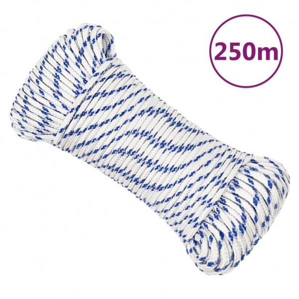 Cuerda de barco polipropileno blanco 4 mm 250 m D