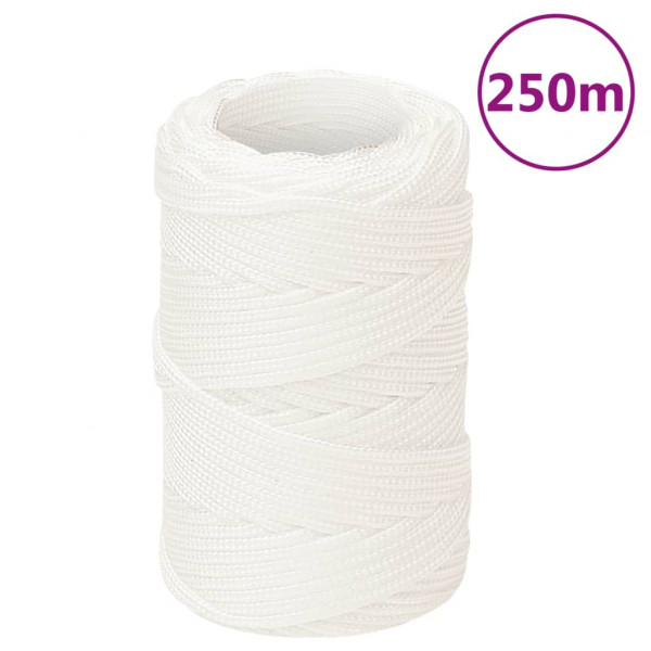 Cuerda de barco polipropileno blanco intenso 2 mm 250 m D