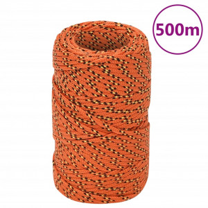 Corda de barco de polipropileno laranja 2 mm 500 m D