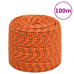 Cuerda de barco polipropileno naranja 10 mm 100 m D