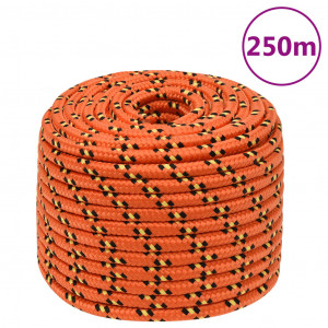 Corda de barco de polipropileno laranja 14 mm 250 m D