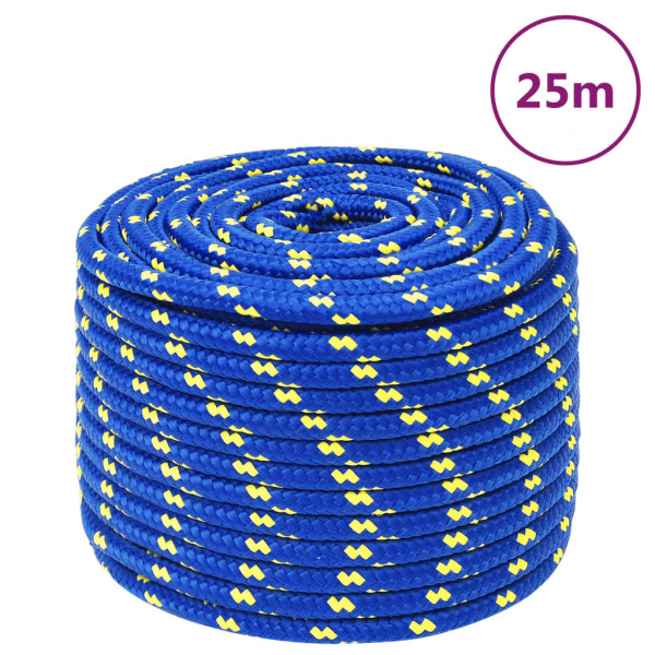 Cuerda de barco polipropileno azul 12 mm 25 m D