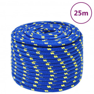 Cuerda de barco polipropileno azul 14 mm 25 m D