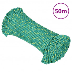 Corda de barco de polipropileno verde 4 mm 50 m D