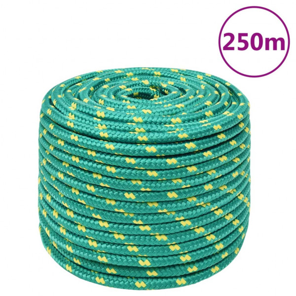 Cordas de barco de polipropileno verde 12 mm 250 m D