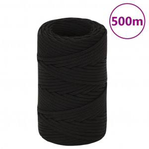 Cuerda de trabajo poliéster negro 2 mm 500 m D