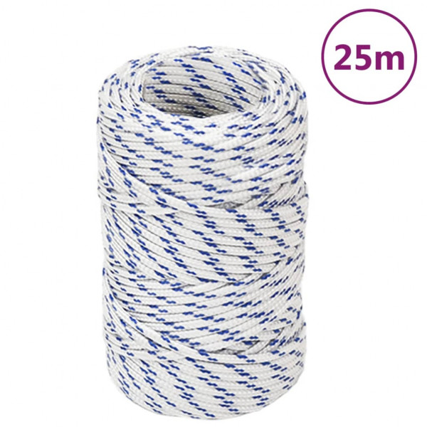 Cuerda de barco polipropileno blanco 2 mm 25 m D