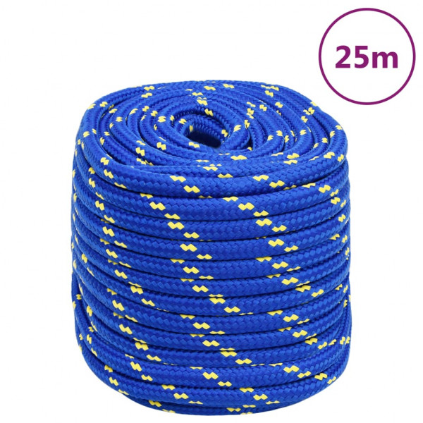 Corda de barco de polipropileno azul 18 mm 25 m D