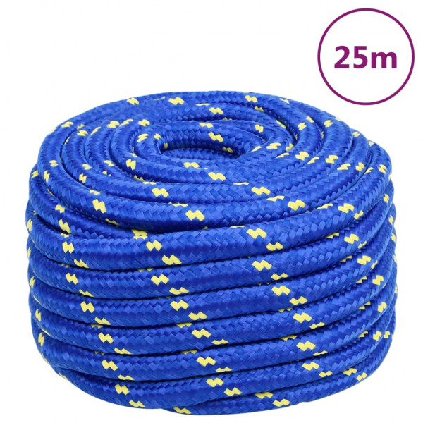 Cordas de barco de polipropileno azul 20 mm 25 m D