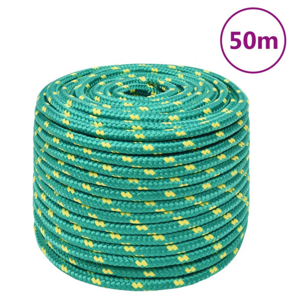 Corda para barco em polipropileno verde 12 mm 50 m D