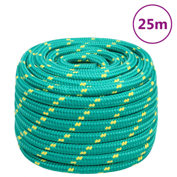 Cuerda de barco polipropileno verde 20 mm 25 m D