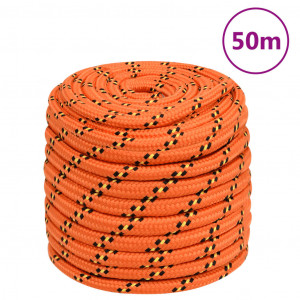 Cuerda de barco polipropileno naranja 16 mm 50 m D