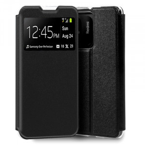 Fundação COOL Capa de Flip para Xiaomi Redmi 12C Black Lise D