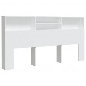 Armário de cabeceira 200x19x103.5 cm branco H