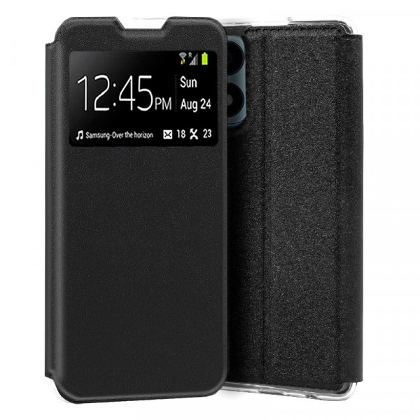 Funda COOL Flip Cover para Huawei Honor X8A Liso Negro D