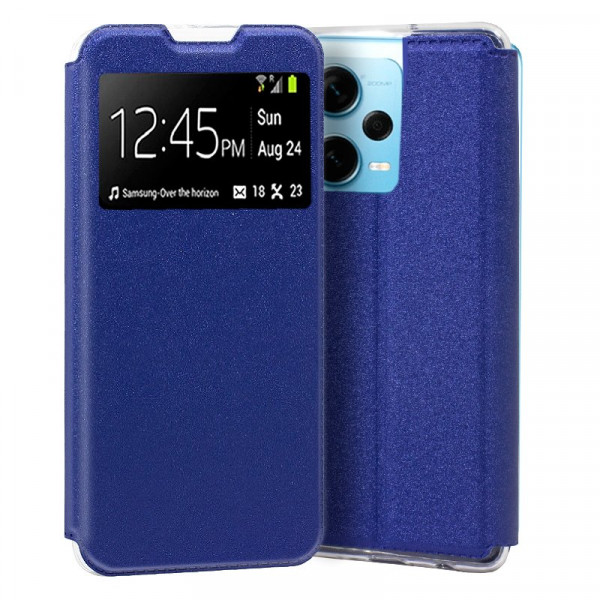 Funda COOL Flip Cover para Xiaomi Redmi Note 12 Pro Plus 5G Liso Azul D