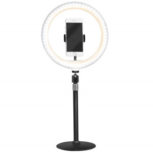 Aro de luz LED Logilink negro D