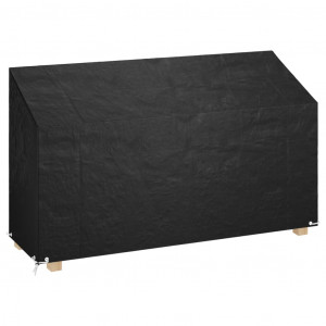 Cobertura para banco de jardim com 12 ilhós de polietileno 210x70x70/88 cm D